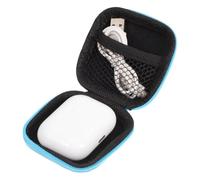 TOGEVAL Earphone Case Earbud Case Portable Eva Hard Shell Storage Pouch with Zipper Multi-functional Travel Organizer for Headphones and USB Cables Compact Lightweight Design Random Color
