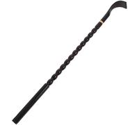 TOGEVAL Ebony Wooden Back Scratcher Beaded Design, Portable Back Tickling and Relaxation Tool for Adults, Full-Body Massage Supply for Men and Women