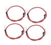 TOGEVAL Elastic Motorbike Lashing Strap 4pcs Cargo Binding Belt with Ratchet Tie Down Tensioning for Safety