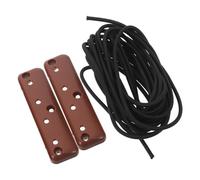 TOGEVAL Elastic Rv Cabinet Baffle Guard Strap with Bracket for Camper Van Interior Anti-fall Cargo Protection Rope Wear-resistant Trailer Shelf Safety Fixings Multipurpose Caravan