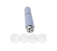 TOGEVAL Electric Eye Hydrating Massager with Plastic Cream Applicator for Puffiness and Dark Circles Portable Mini Face Lifter Tool for Revitalizing Eye Care and Circulation Improvement