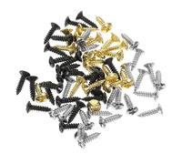 TOGEVAL Electric Guitar Bass Pick Guard Screws 150pcs 3 * 12mm Mounting Screws for Guitar Pickguard Easy Install