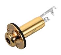 TOGEVAL Electric Guitar Endpin Socket Connector Plate Durable Sensitive Guitar Tailpiece Replacement with Screws for Improved Input Pickup Connection