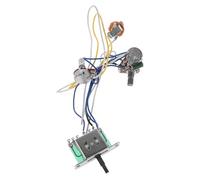 TOGEVAL Electric Guitar Pickup Selector Wiring Harness Copper Jack for Guitar Parts Active Tone Control Circuit for Sound Modification Accessory Kit