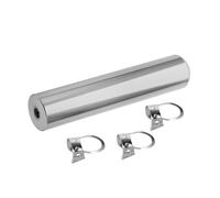 TOGEVAL Electric Guitar Slide Stick Metal Slide Bar for Acoustic Guitar Finger Protector Tool for Guitarists Silver