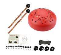 TOGEVAL Electronic Drums for Musical Instruments for Adults Sturdy Metal Tongue Drum Large Hollow Drum for Practice Ethereal Percussion Instrument