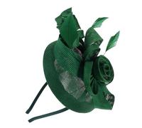 TOGEVAL Elegant Spiral Faux Linen Hairpiece for Weddings Proms Parties Comfortable Bridal Accessory for Brides Bridesmaids Unique Design Hair Ornament for Women