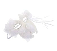 TOGEVAL Elegant Venetian Full Face Lace Mask with Floral Design for Year Eve Mardi Gras and Masquerade Ball Unisex Comfortable Plastic Mask for Christmas Halloween Party