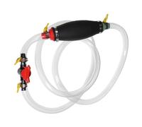 TOGEVAL Emergency Manual Siphon Hand Pump with Hose for Fuel and Water Transfer Portable Automotive Gasoline and Diesel Extraction Tool Compact Reliable Oil and Water Extractor