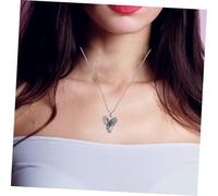 TOGEVAL Essential Oil Elephant Pendant Necklace with Volcanic Stone Bead Aromatherapy Locket Chain for Women Multipurpose Diffuser Jewelry Special Occasions