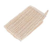 TOGEVAL Exfoliating Washcloth Cotton-linen Blend Soft Shower Scrub Towel for Neck Shoulders with Foam Generating Texture and Hanging Loop for Relaxing Deep Clean Skin Care