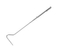 TOGEVAL Extendable Snake Hook Stainless Steel Capture Tool for Reptile Management Herpetology and Wildlife Handling for Fieldwork and Outdoor Adventures