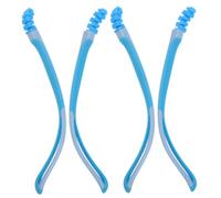 TOGEVAL Eyeglass Repair Eyewear Frame Temple 2 Pairs Silicone Eyeglasses Arms Replacement for and Students Flexible Fit Anti-Wear for Extended Wear Throughout the Day
