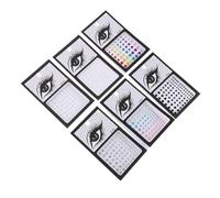 TOGEVAL Face Gems and Rhinestones for Makeup 6 Sheets Mixed Sizes 2.3-5mm Self-adhesive Eye and Body Stickers for Festival, Party, and Nail Art Decorations