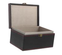TOGEVAL Faraday Box and Stylish Look for Car Keys with Large Storage Capacity Featuring Carbon Fiber and Pu Leather Material and Rfid Shielding Sl esign Key Fob for Versatile Use