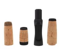 TOGEVAL Fishing Rod Cork Handle with Reel Seat, Composite Cork Grip Replacement for Spinning and Fly Fishing Rods, DIY Straight Handle Suitable for Professional and Beginner Anglers