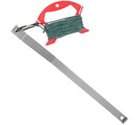 TOGEVAL Fishing Trap Crawfish Netting Rod Set with Thickened Stainless Steel Frame and 10m Rope, Crab Trap Support Tool for Fishing Bridge and Raft Use