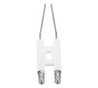 TOGEVAL Flame Machine Igniter Two-prong Ceramic Igniter Electronic Ignition Control Adjustable Flame Projection White Ceramic Metal for Celebration Fire Effect Machine Ignition Probe