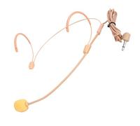 TOGEVAL Flexible Headset Microphone for Teachers and Tour Guides Ultra-thin Headworn Wired Mic with Comfortable Dual-ear Design Professional Sound for Live Performances and Speech
