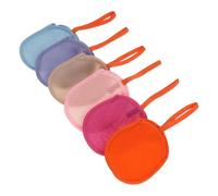 TOGEVAL Foaming Soap Net Bag Exfoliating Mesh Pouch for Shower Bath with 6pcs Set for Face Body Cleansing
