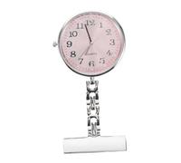 TOGEVAL Fob Watch Large Dial Simple Pocket Watch for and Doctors Portable Lapel Pin Design for Hospital Exams and Nursing Tasks Face