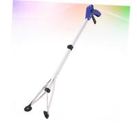TOGEVAL Foldable Aluminum Alloy Litter Picker Grabber Tool White Multi Purpose Trash Reaching Assist Aid for Elderly Disabled with High Strength Clamp Portable Rubbish Picker for Indoor