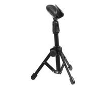 TOGEVAL Foldable Desktop Microphone Stand Height Metal Tripod Mic Mount for Wired Wireless Mics Stable Performance Portable Recording Streaming Karaoke