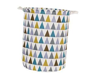 TOGEVAL Foldable Dirty Clothes Basket, Large Capacity Cloth Laundry Basket, Easy-clean Space-saving Storage Organiser for Balcony or College Dorm
