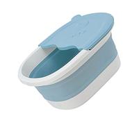 TOGEVAL Foldable Foot Soak Bucket Blue Space-saving Home Foot Bath Barrel for Boost Fatigue Relief Multipurpose Wash Tub