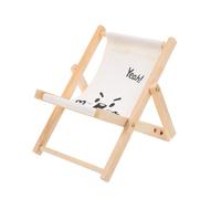 TOGEVAL Folding Hamster Beach Chair Mini Animal Small Foldable Model for Hamsters Gerbils Chinchillas Portable Decorative Small Pet Furniture