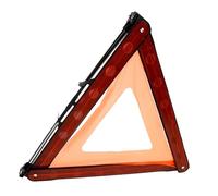TOGEVAL Folding Reflective Road Emergency Triangle with Wind Base for Car Safety and Vehicle Maintenance Buckle Locking Design High Visibility Warning Sign for Trailers Trucks Rvs Campers