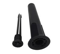 TOGEVAL Folding Soprano Saxophone Stand Portable Metal and Plastic Sax Holder with Unique Design Lightweight and Sturdy Display Rack for B-key Saxophone Easy to Use and Carry