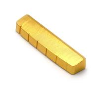 TOGEVAL Folk Guitar Bridge Saddle Nut Genuine Brass Guitar Nuts Bridge Replacement