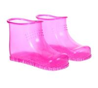 TOGEVAL Foot Massage Bath Shoes, Toe Nail Soak off Bowl, Practical Large Capacity Foot Soak Boots Non-slip Textured Sole for Home and Outdoor Use