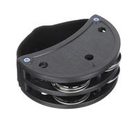 TOGEVAL Foot Tambourine Percussion Instrument Durable Foot Bell for Develops Music Rhythm Creativity for Parties and Stage Performances