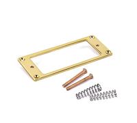TOGEVAL Full Flat Metal Humbucker Pickup Ring Frame Thickness Durable Gold Finish Fits Standard Guitar Dimensions Enhances Aesthetic Appeal for Electric Guitars