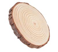 TOGEVAL Garden Stepping Stones Outdoor Decorative Paver for Landscaping Pathway Walkway Patio Weather-resistant Natural Wood Stepping Slice for Lawn and Garden Edging