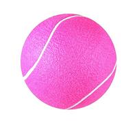 TOGEVAL Giant Inflatable Tennis Ball for Soft Educational Play Pink for Parents Interaction Outdoor Activities Durable Design