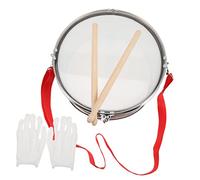 TOGEVAL Glitter Red Drum for Boys and Girls Percussion Toy for Music Education This Snare Drum Kit Includes Drumsticks and Is Designed As Musical Instrument for Toddlers and Boy Girl in Dr