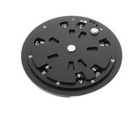 TOGEVAL Guitar Circle of Fifths Turntable Modulation Chart Wheel Guitar Chord Device Music Education Tool Key Signature Wheel Circle of Fifths Chart Black