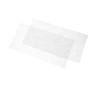 TOGEVAL Guitar Neck Inlay Material 2pcs White Seashell Veneer Rectangle for Fingerboard and Bass Fretboard Repair