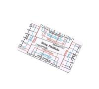 TOGEVAL Guitar String Action Gauge Ruler Compact Measuring Tool for Accurate String Height Level Assessment Essential Guitar Maintenance Accessory Design for Musicians