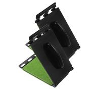 TOGEVAL Guitar String Cleaner and Fretboard Maintenance Tool 2pcs Black String Instrument Cleaning Cloths for Electric and Bass Guitars