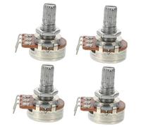 TOGEVAL Guitar Volume Potentiometer Kit 4pcs A500k/b500k Linear Taper Audio Pots for Guitar Repair
