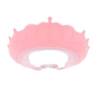 TOGEVAL Hair Washing Shield Adjustable Crown Silicone Bath Hat Fun Shower Cap for Boy Girl Protects Eyes Ears During Hair Wash