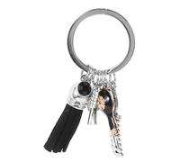 TOGEVAL Hairstylist Key Chain Metal Pendant with Scissors Comb Hairdryer Design Stylish Bag Charm for Hairdresser Gift Ideas and Decorative Accessory for Keys and Backpacks