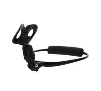 TOGEVAL Halve Neck Microphone Stand Mic Holder Clip Hand-free Microphone Clip Holder Mic Mount Stand Black Plastic