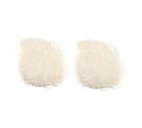 TOGEVAL Hamster Bedding Paper Shavings 2pcs Beige Paper Nesting Material 100g Pack Pet Bedding Suitable for Small Animals and Hamsters