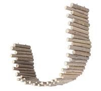 TOGEVAL Hamster Fence Bite Resistant Wooden Plaything for Hamster Cage Durable Safe Pet Enclosure for Dwarf Hamsters Mice Gerbils