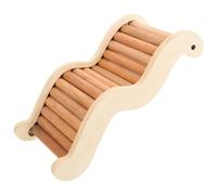 TOGEVAL Hamster Ladder Climbing Natural Sturdy Rat Ladder Bridge for Small Pets Cage Decoration and Entertainment Suitable for Hamsters Gerbils and Birds Random Color